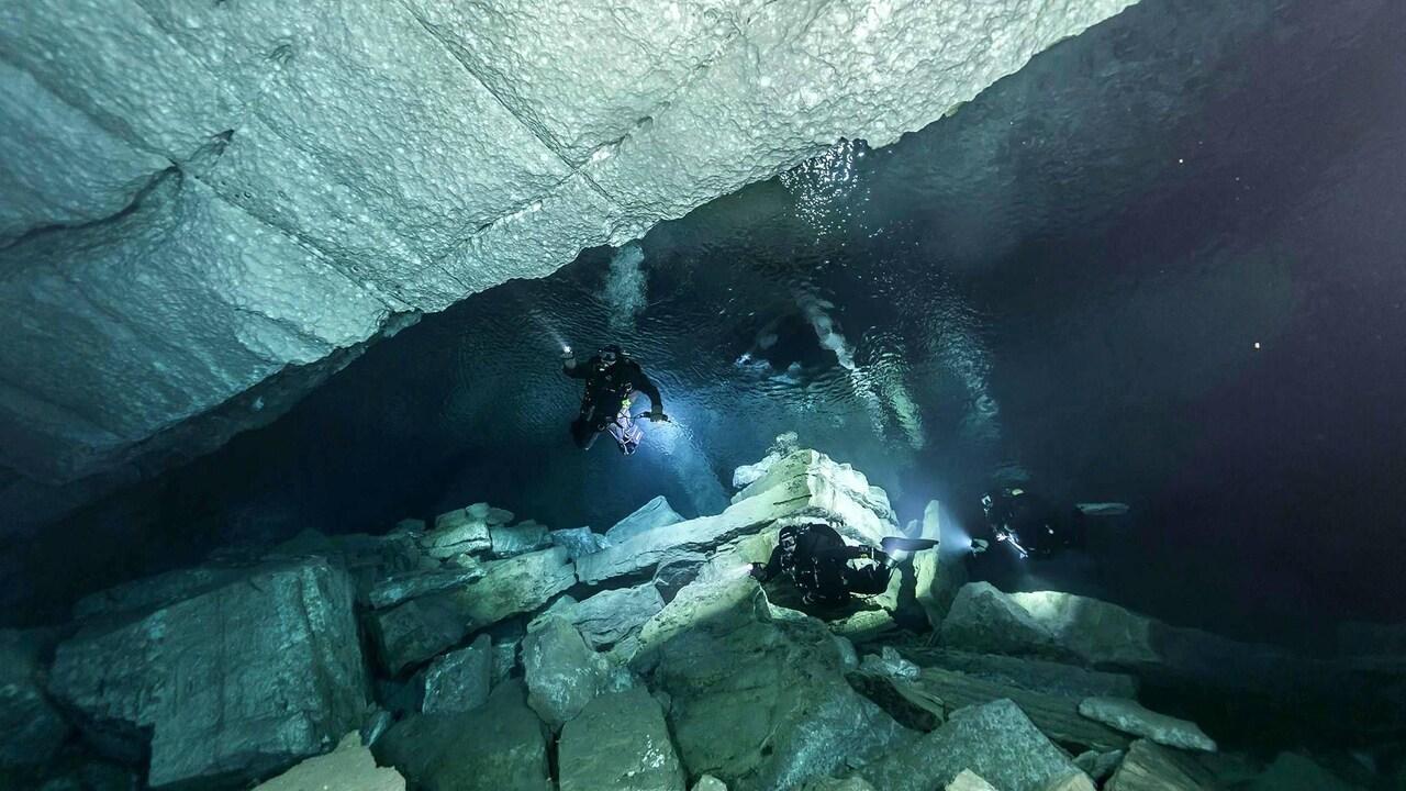 Ordinskaya: la grotta bianca