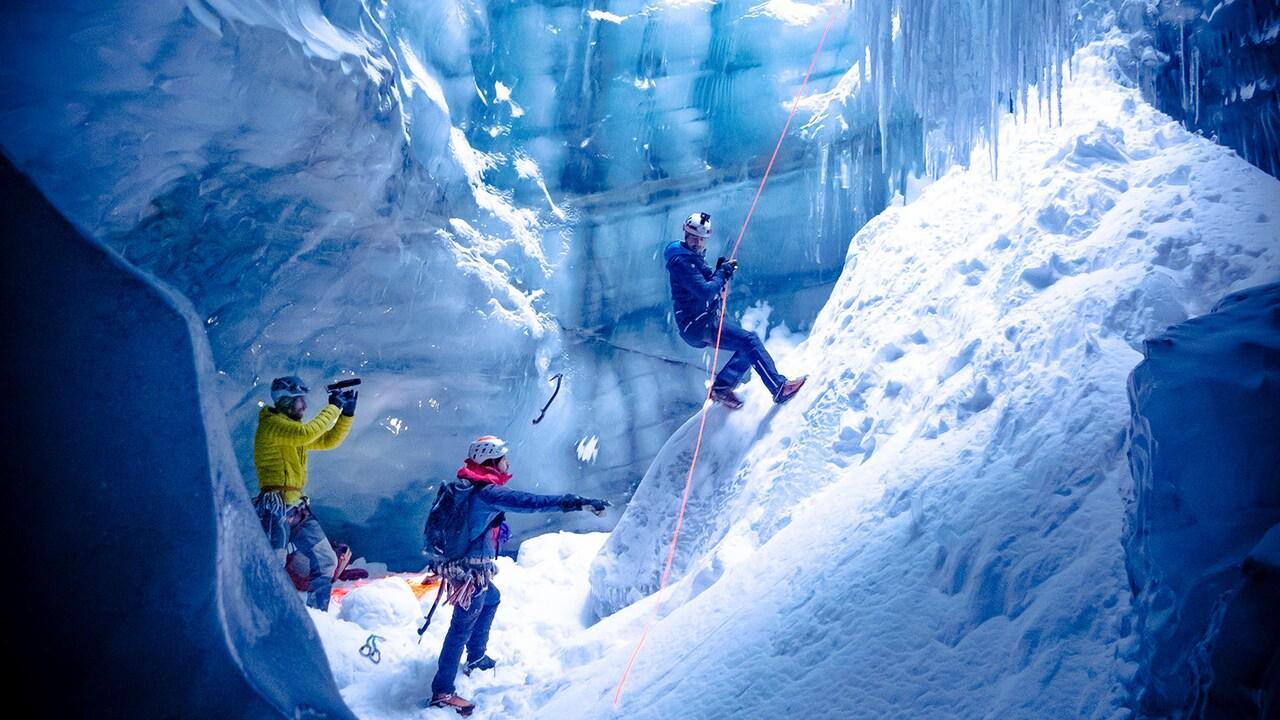 Expedition ins Innere eines Gletschers